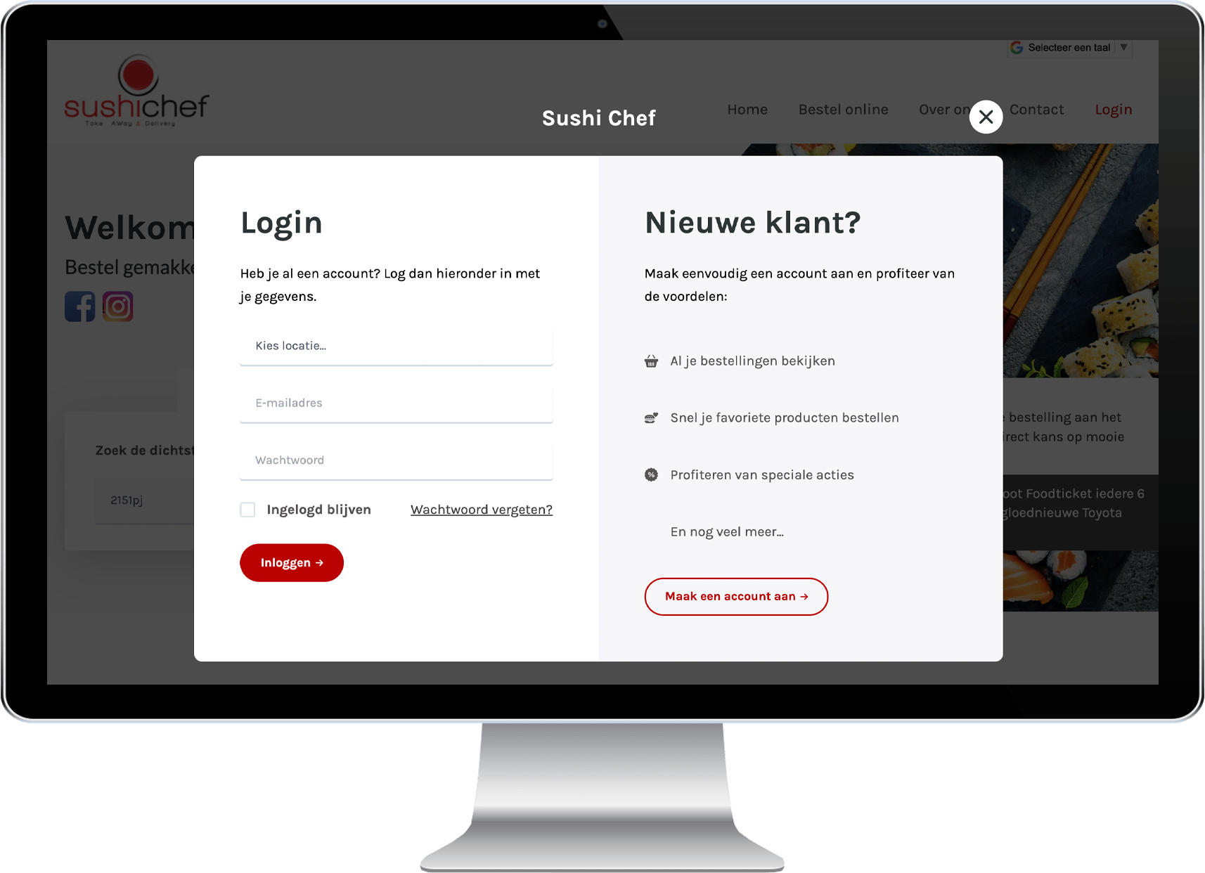 Webshop & App Foodticket